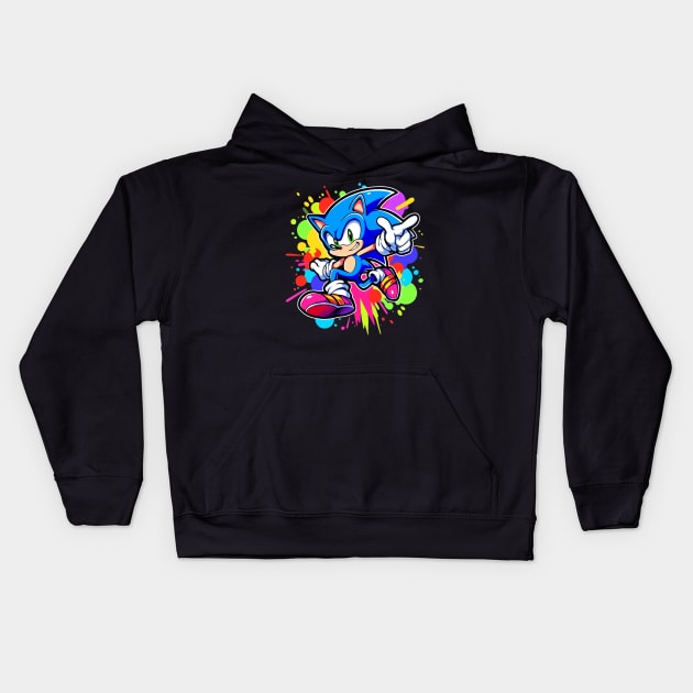 sonic Kids Hoodie by weirdesigns